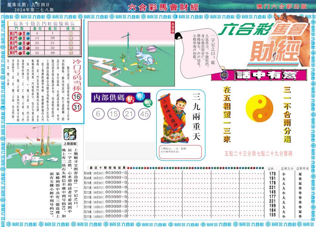 2024278期马会财经A