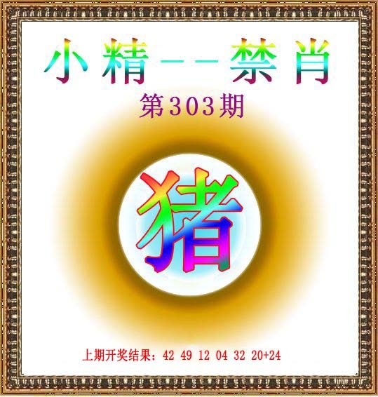 2024303期小精禁肖