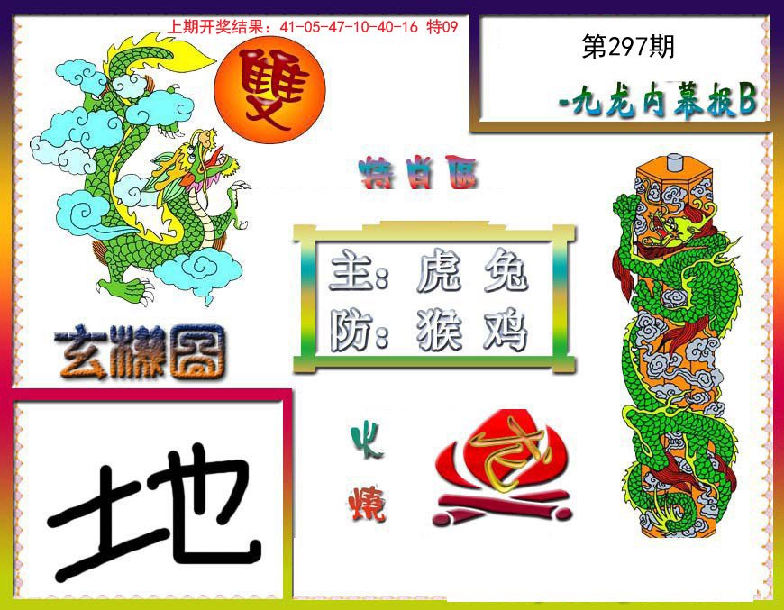 2024297期九龙内幕特肖图B