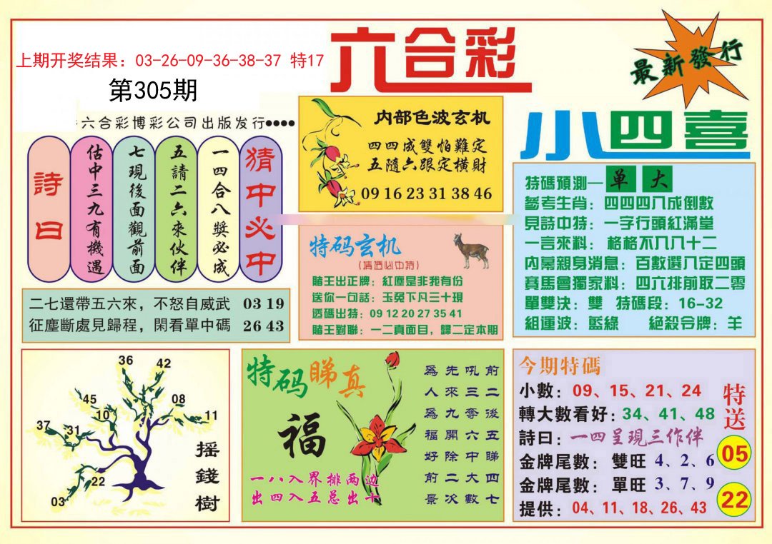 2024305期小四喜
