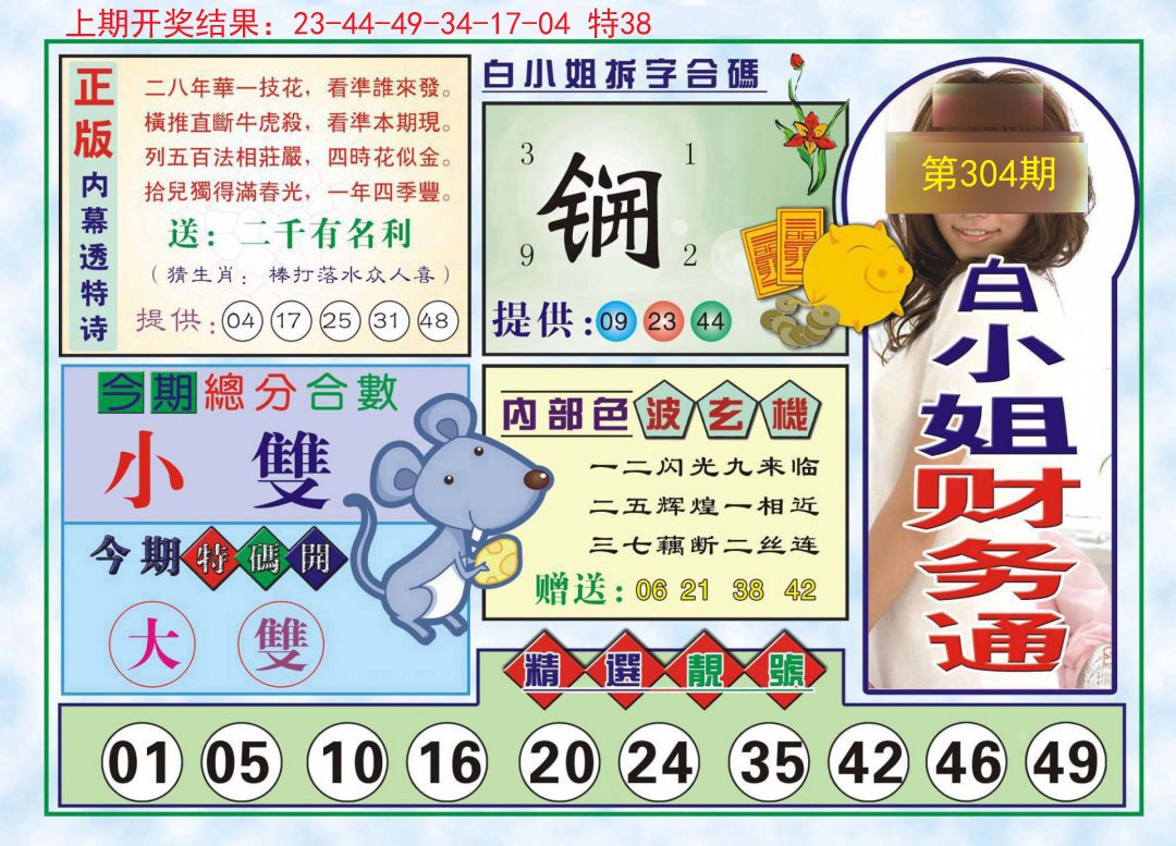 2024304期白小姐财务通