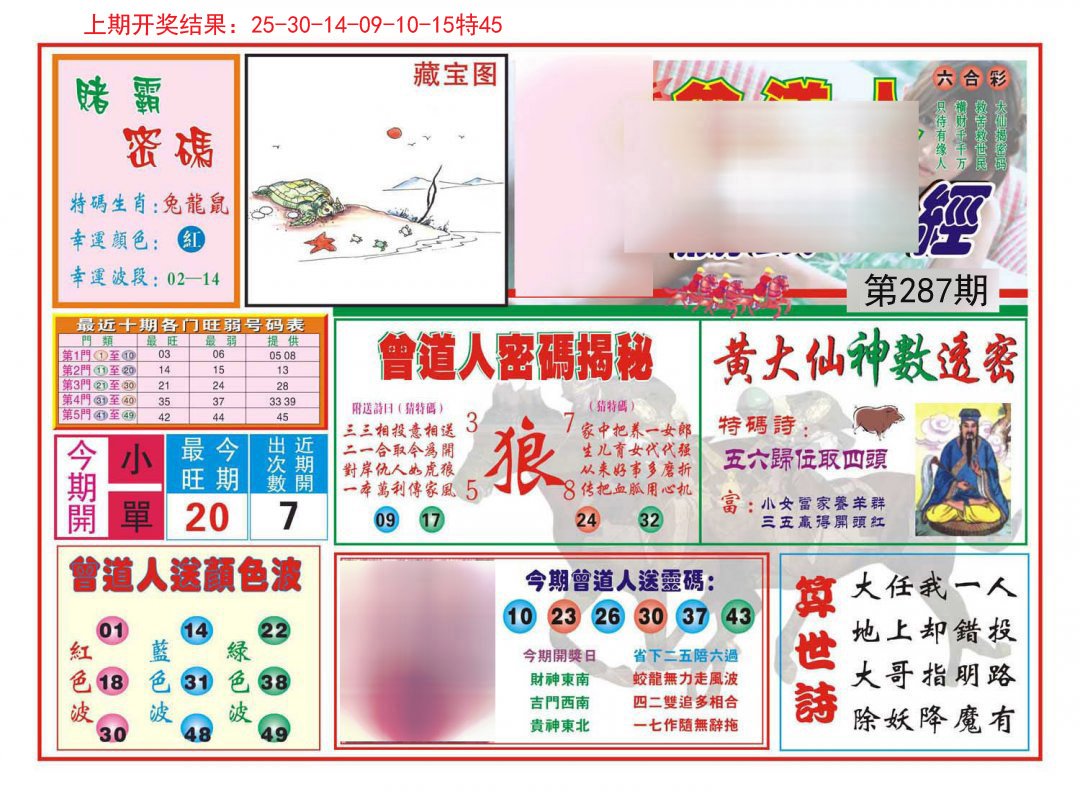 2024287期赢钱一经