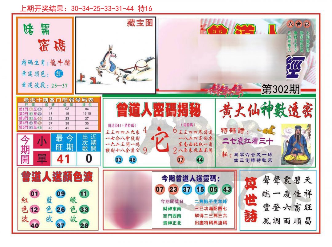 2024302期赢钱一经