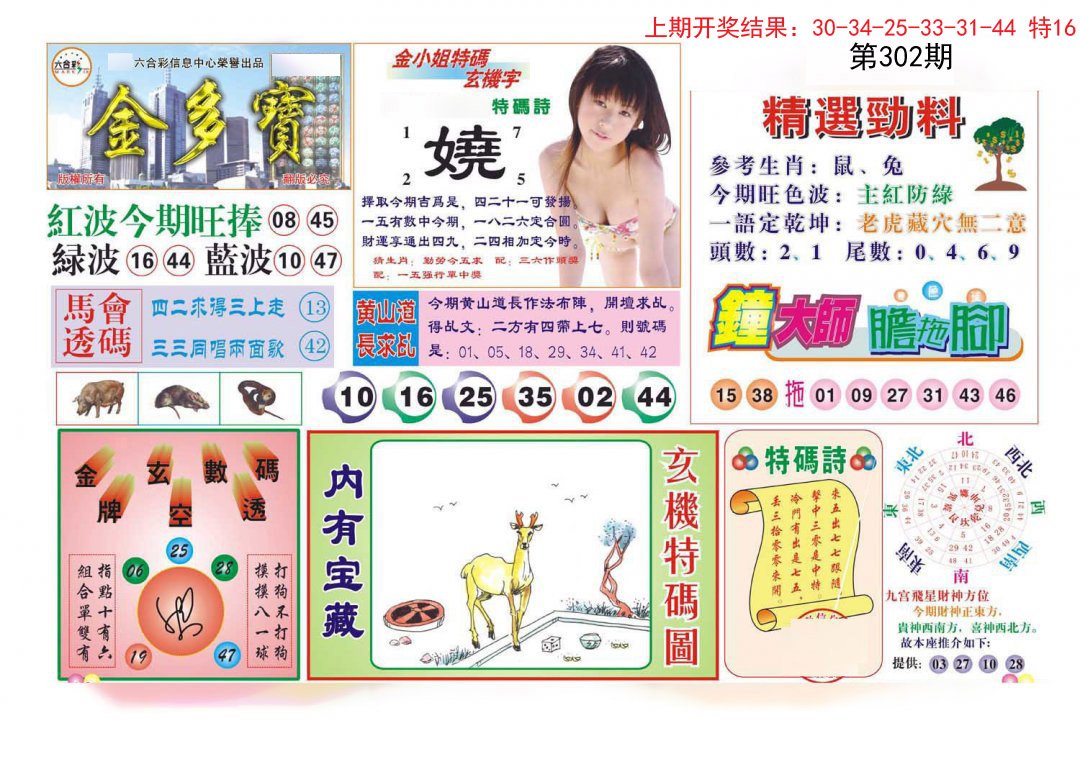 2024302期金多宝