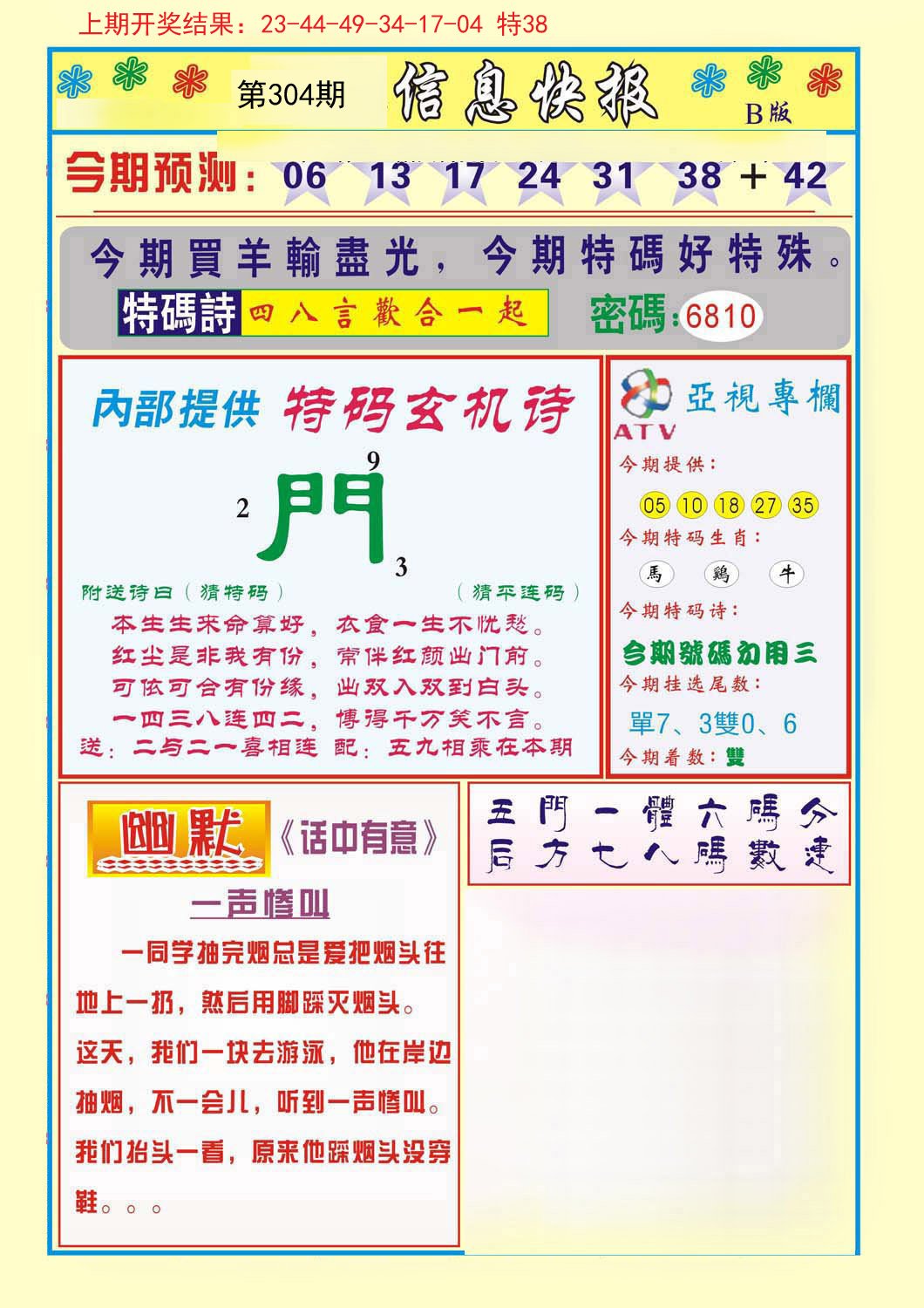 2024304期信息快报B