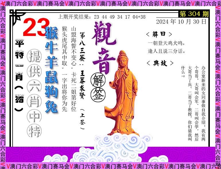 2024304期观音解签