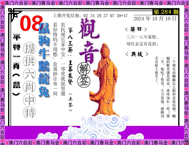 2024284期观音解签