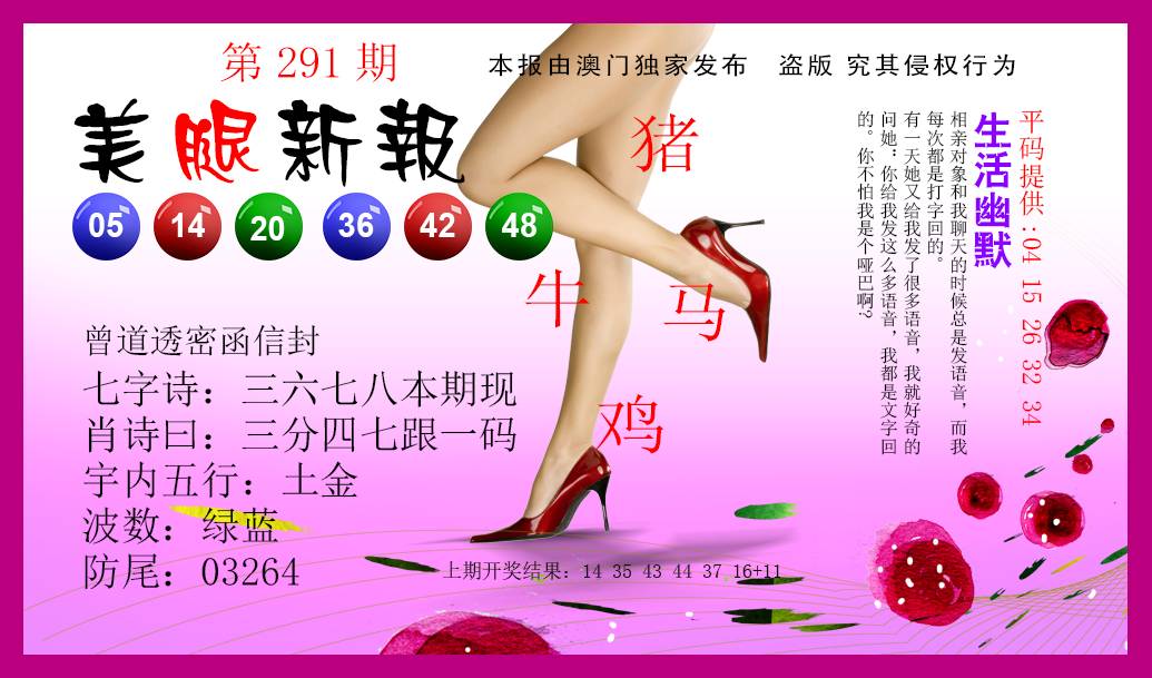 2024291期美腿新报