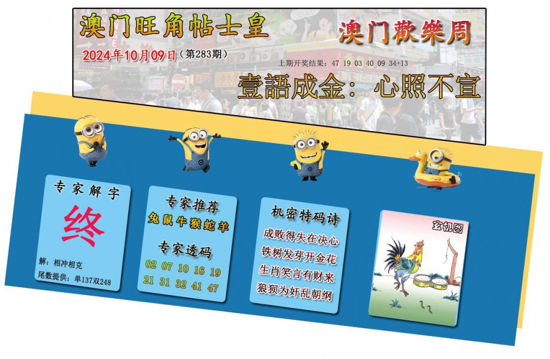2024283期旺角贴士皇