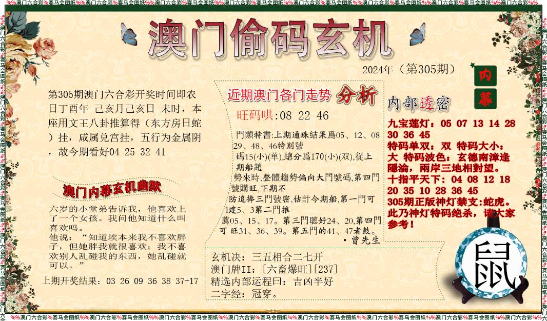 2024305期偷码玄机