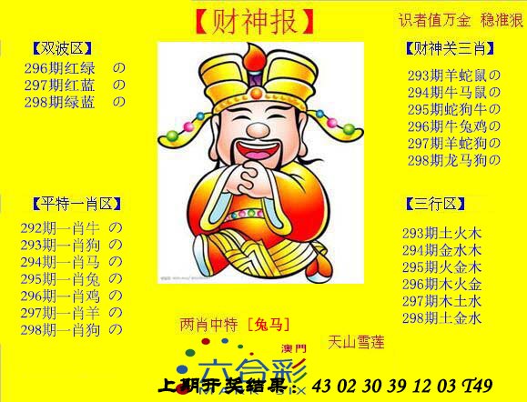 2024298期黄财神