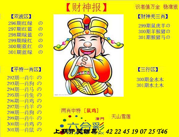 2024301期黄财神