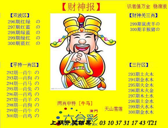 2024300期黄财神