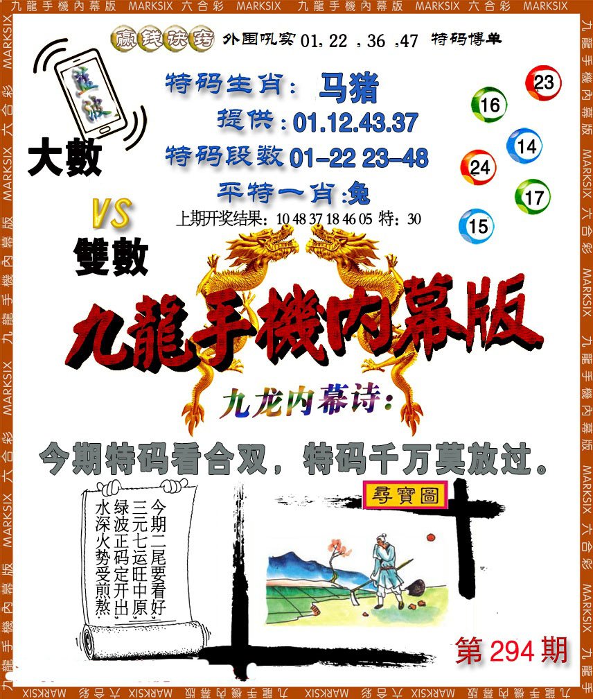 2024294期手机内幕