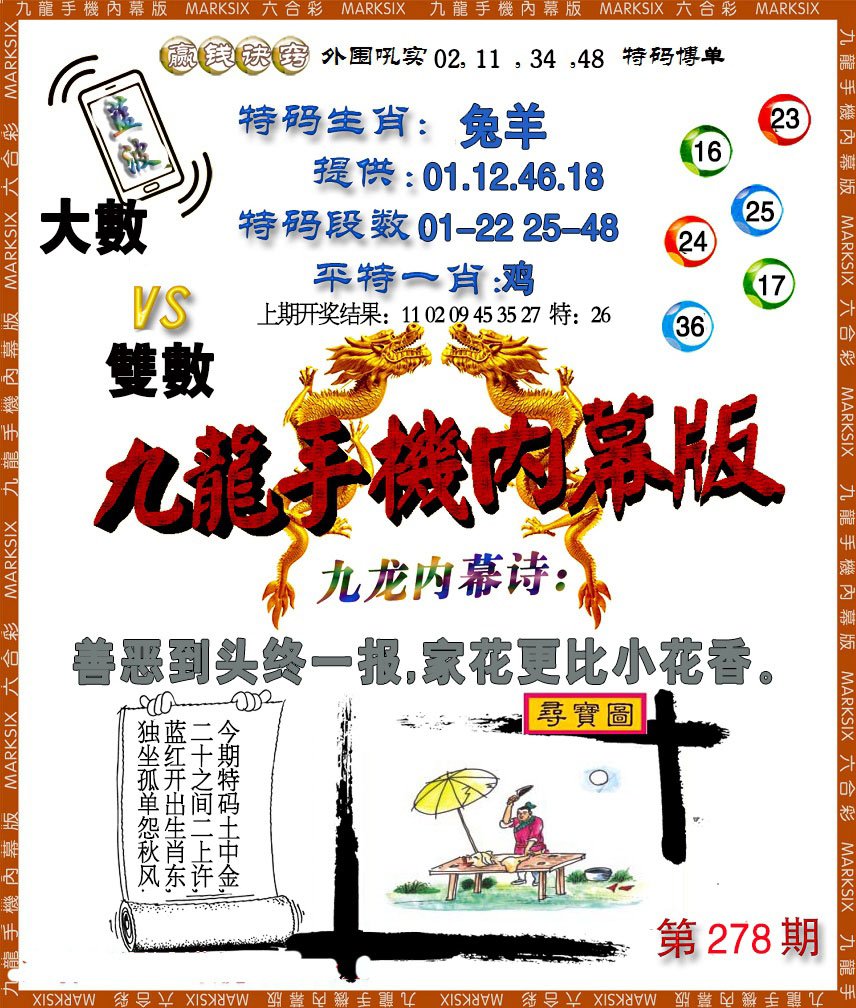 2024278期手机内幕