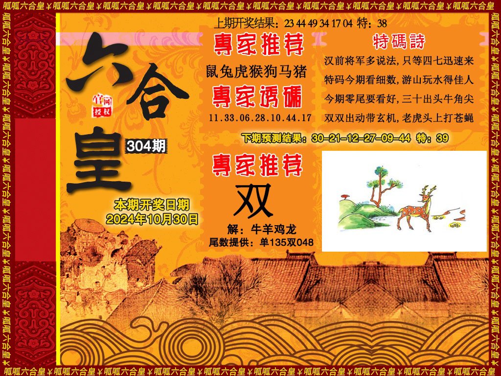 2024304期六合皇1