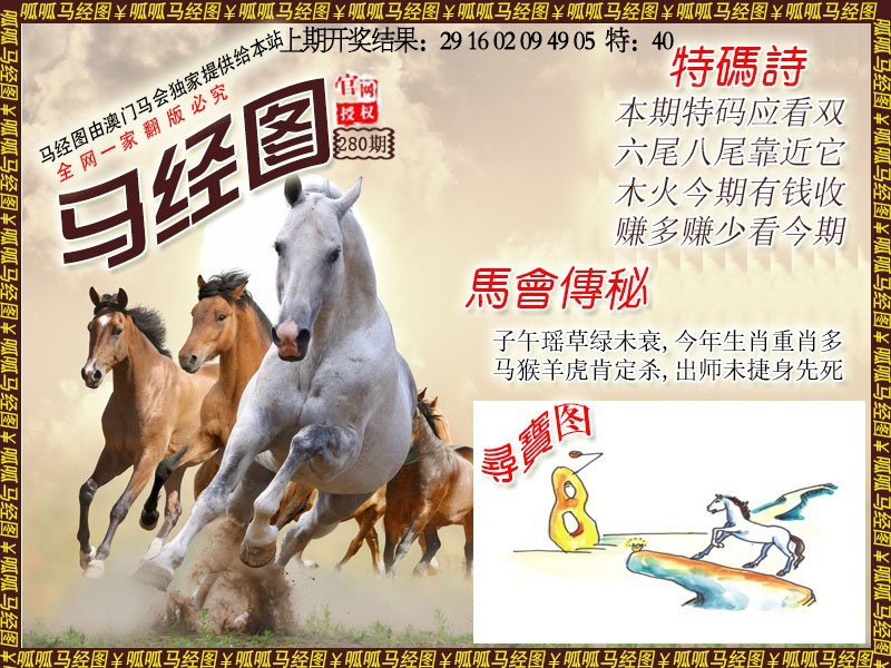 2024280期马经1
