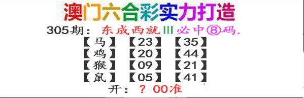2024305期东成西就