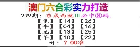 2024299期东成西就