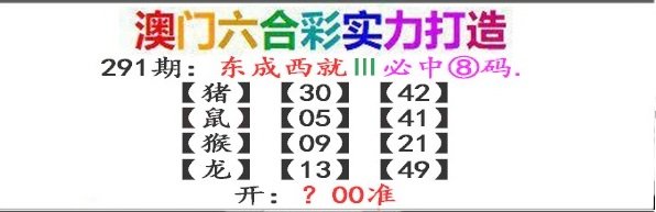 2024291期东成西就