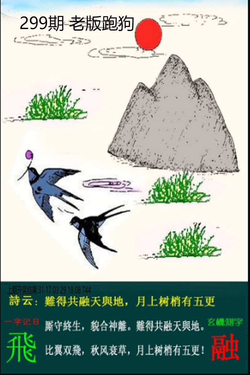 2024299期老板跑狗