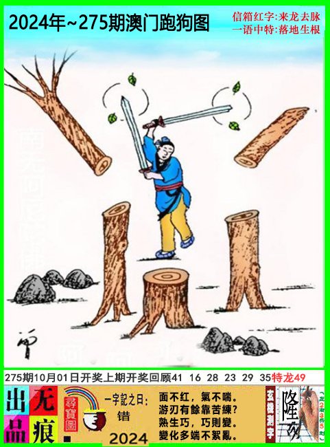 2024275期澳门跑狗无痕版