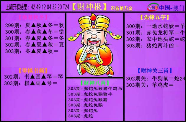 2024303期紫财神