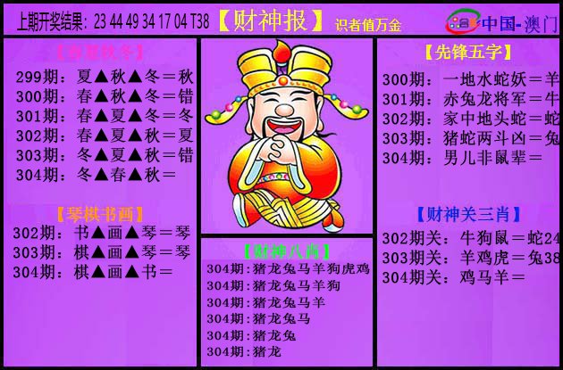 2024304期紫财神