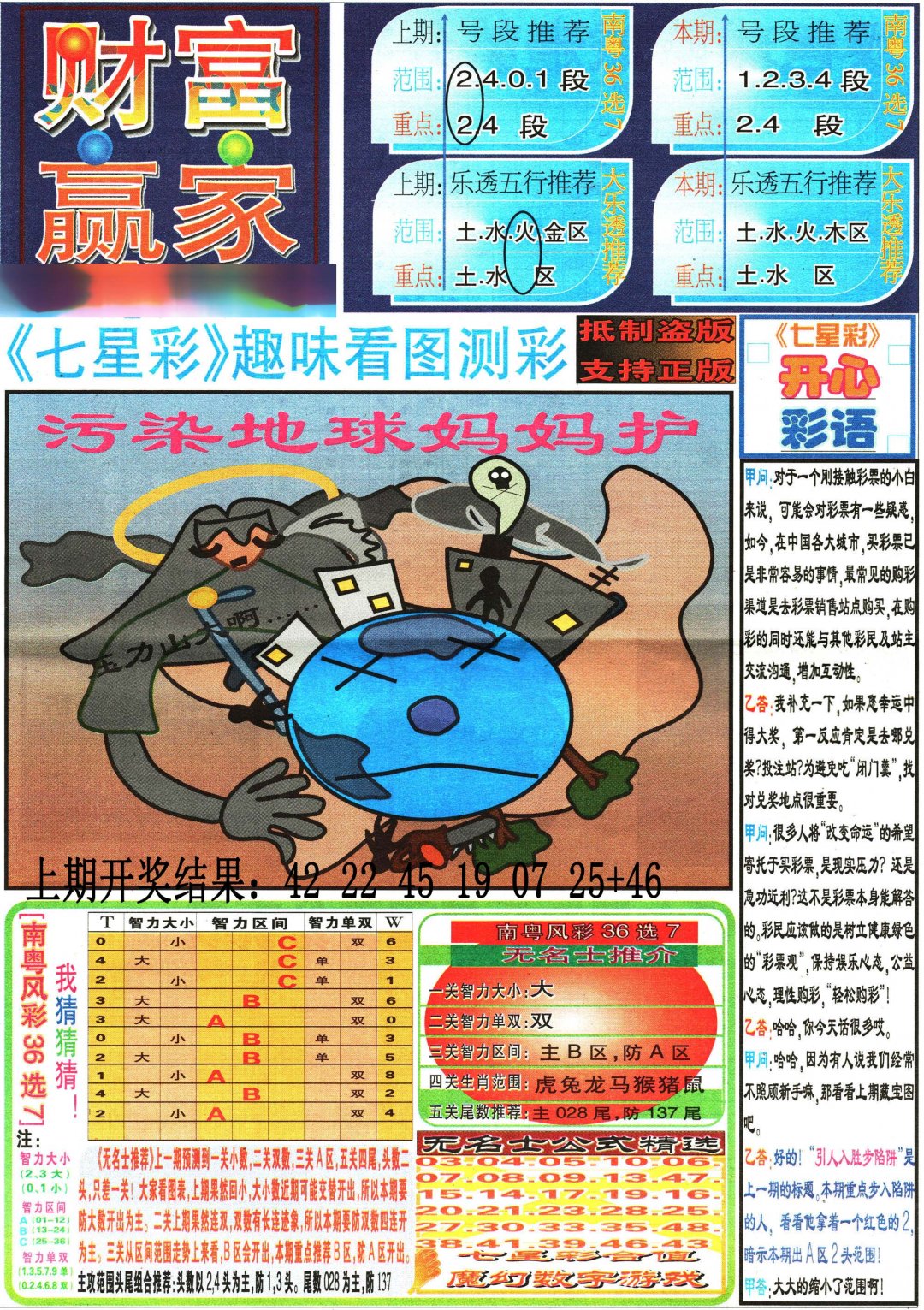 2024301期七星彩图(高清)