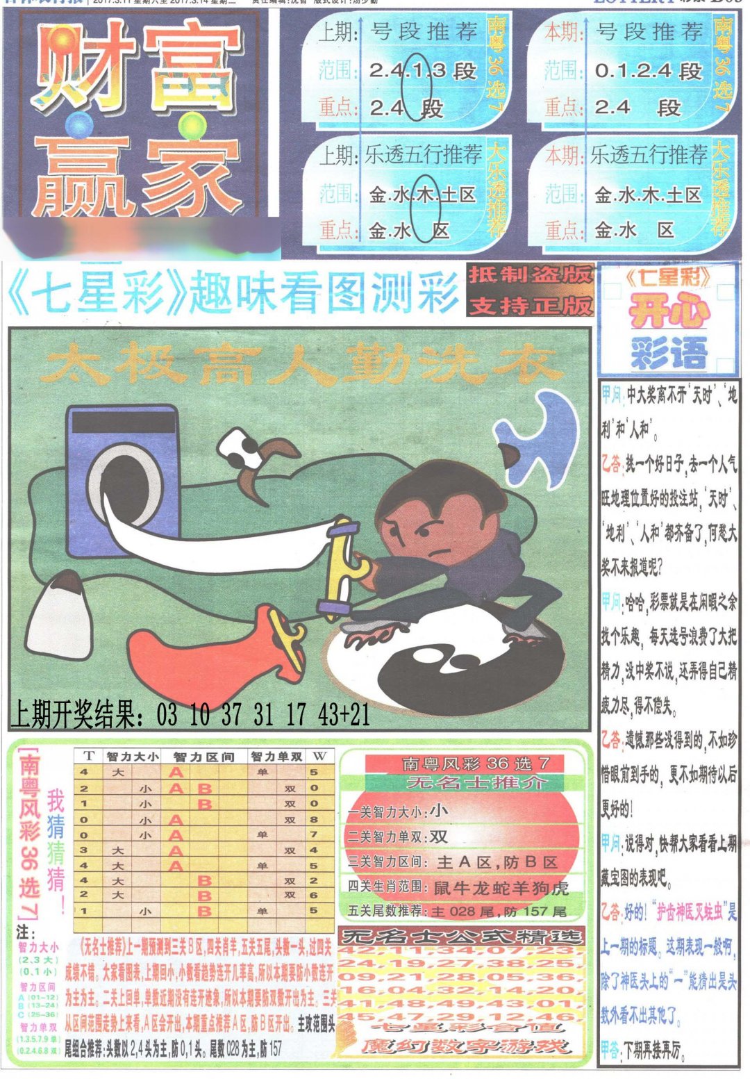 2024300期财富赢家（七星彩）