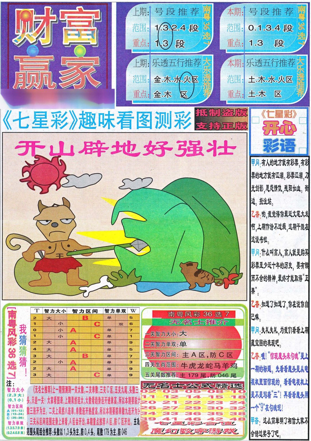 2024278期财富赢家（七星彩）