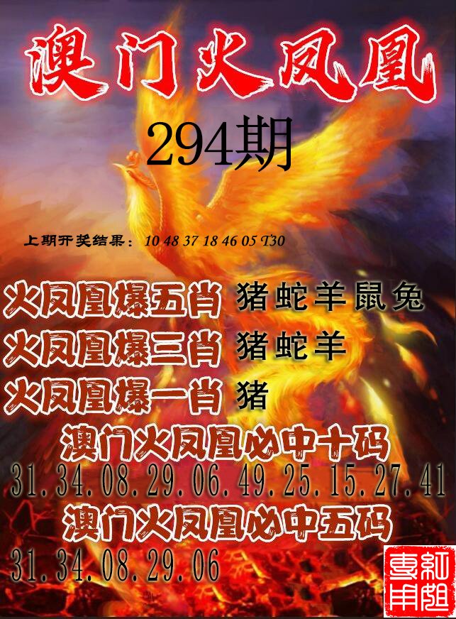 2024294期火凤凰