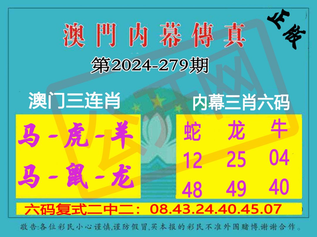 2024279期内幕传真三肖版