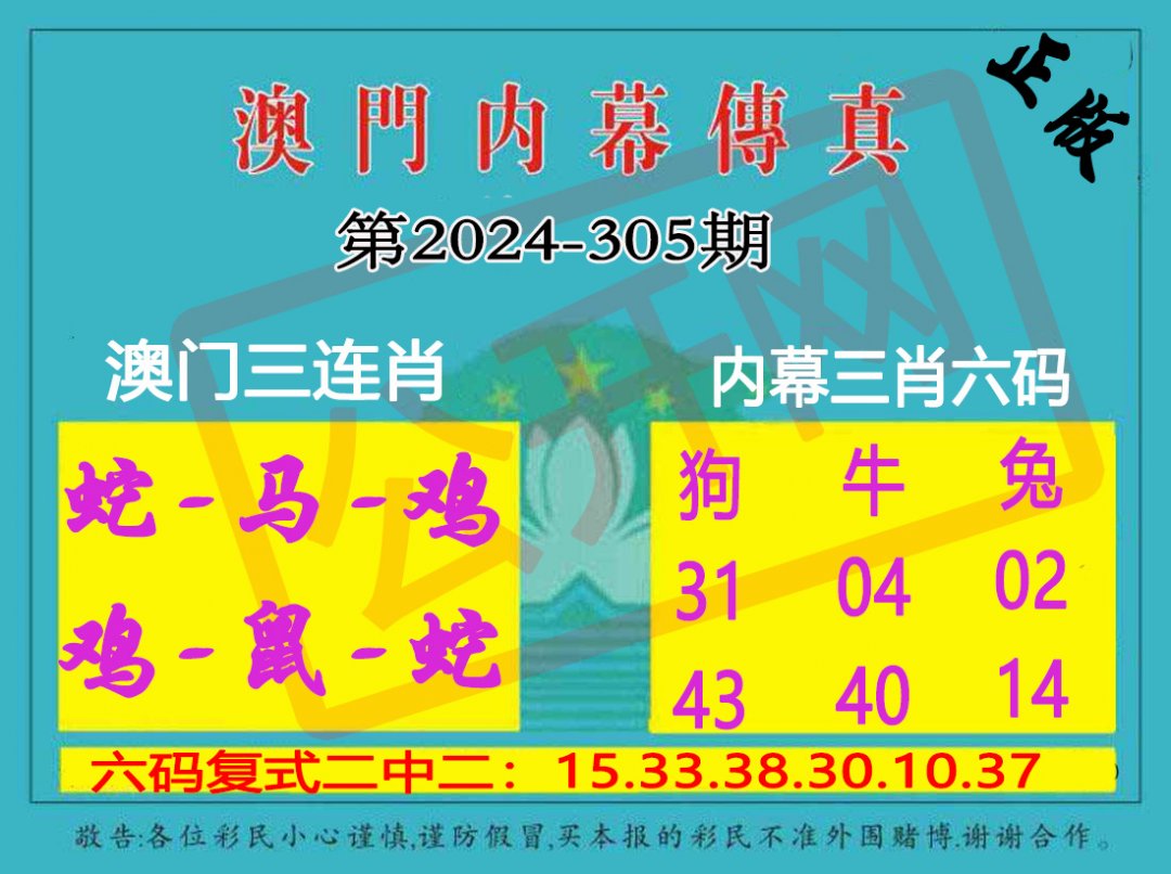 2024305期内幕传真三肖版