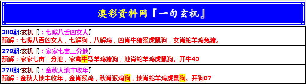 2024280期澳门一句玄机