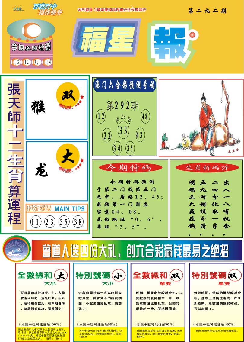 2024292期福星报