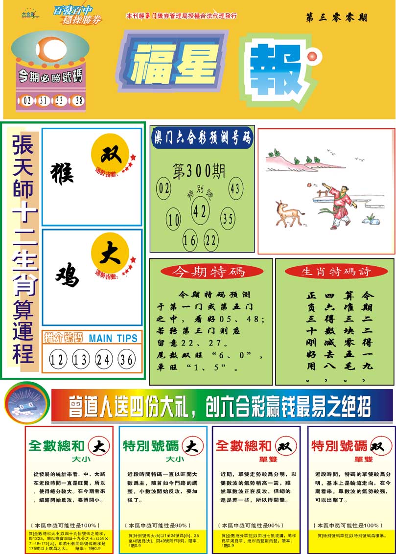 2024300期福星报