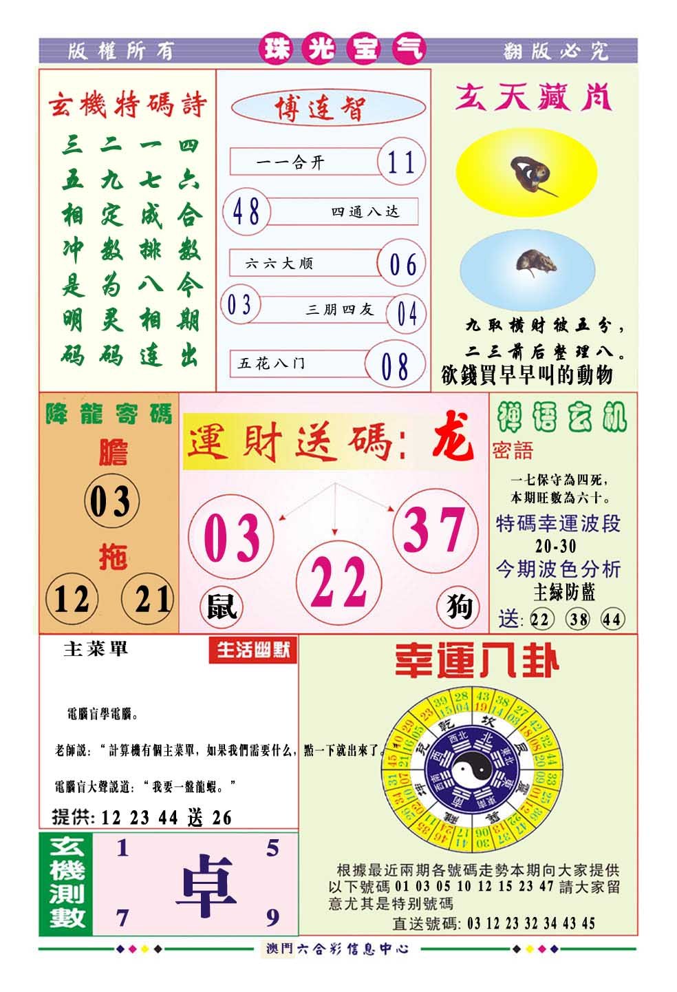 2024301期珠光宝气