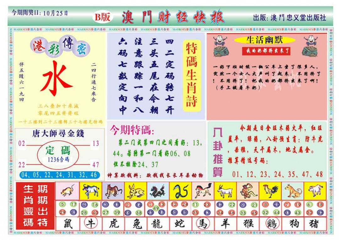 2024299期财经快报B