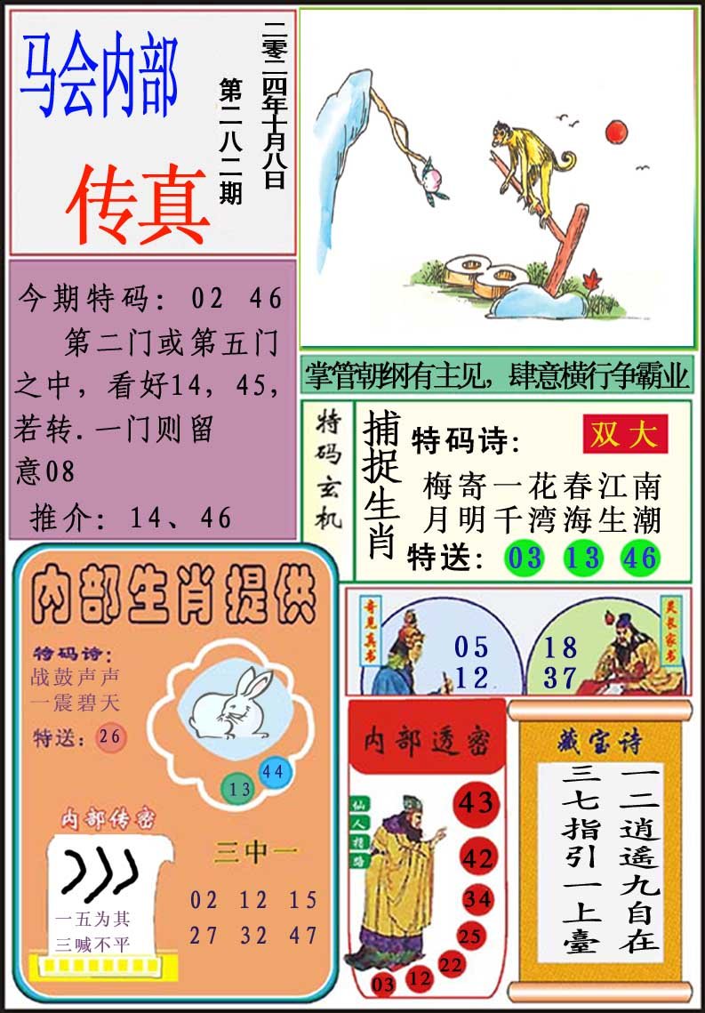 2024282期马会内部传真