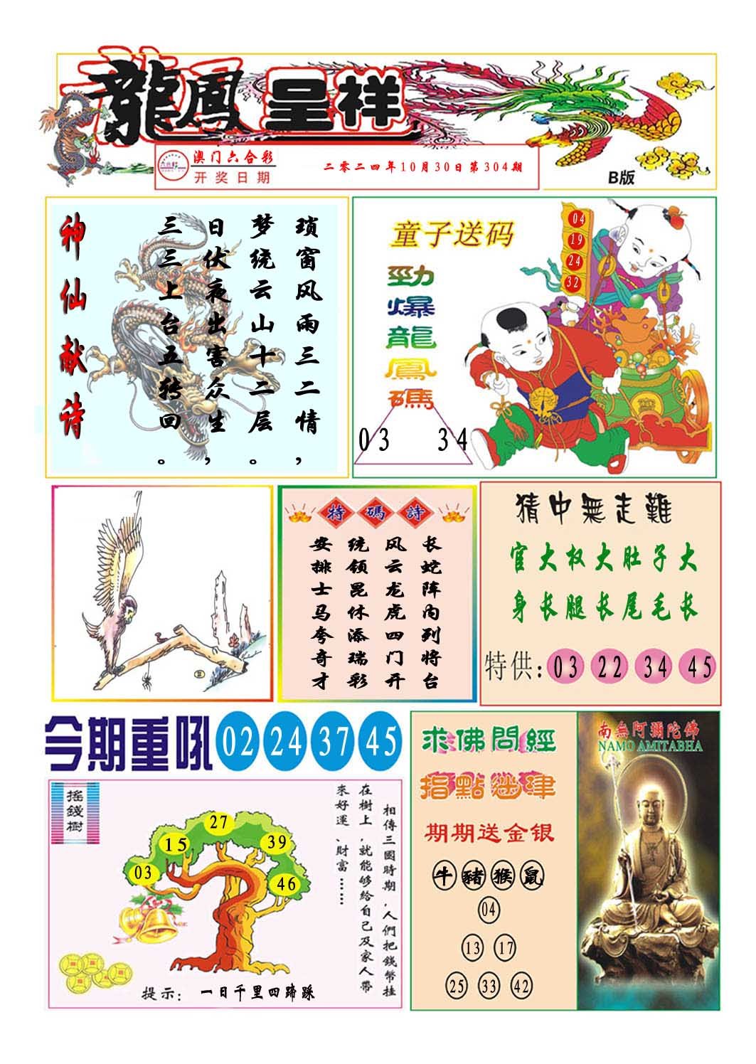 2024304期龙凤呈祥B