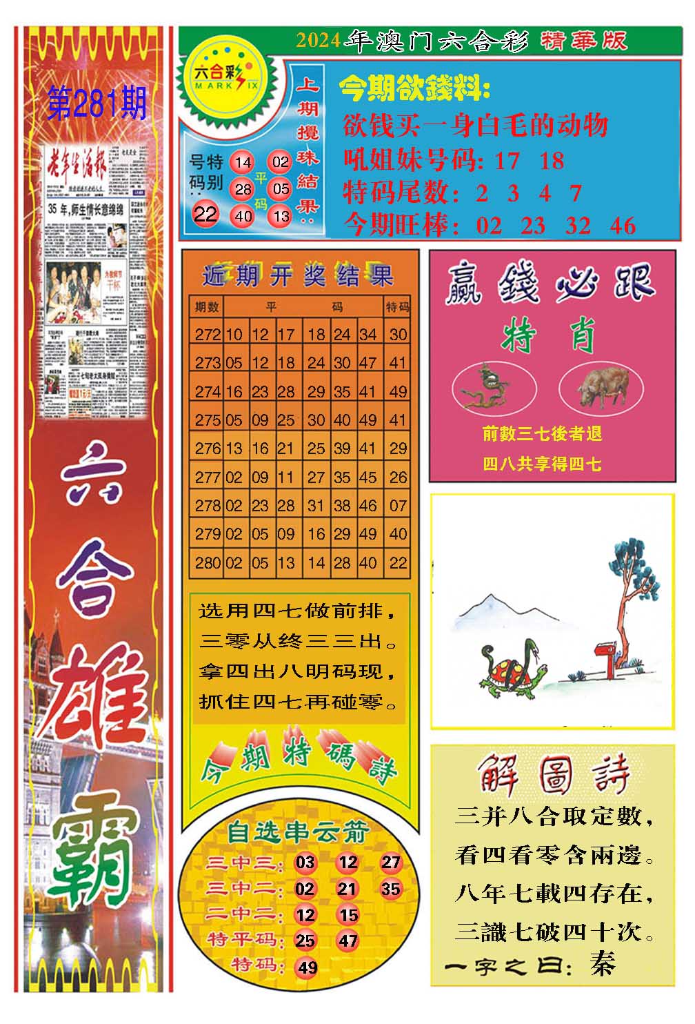 2024281期六合雄霸