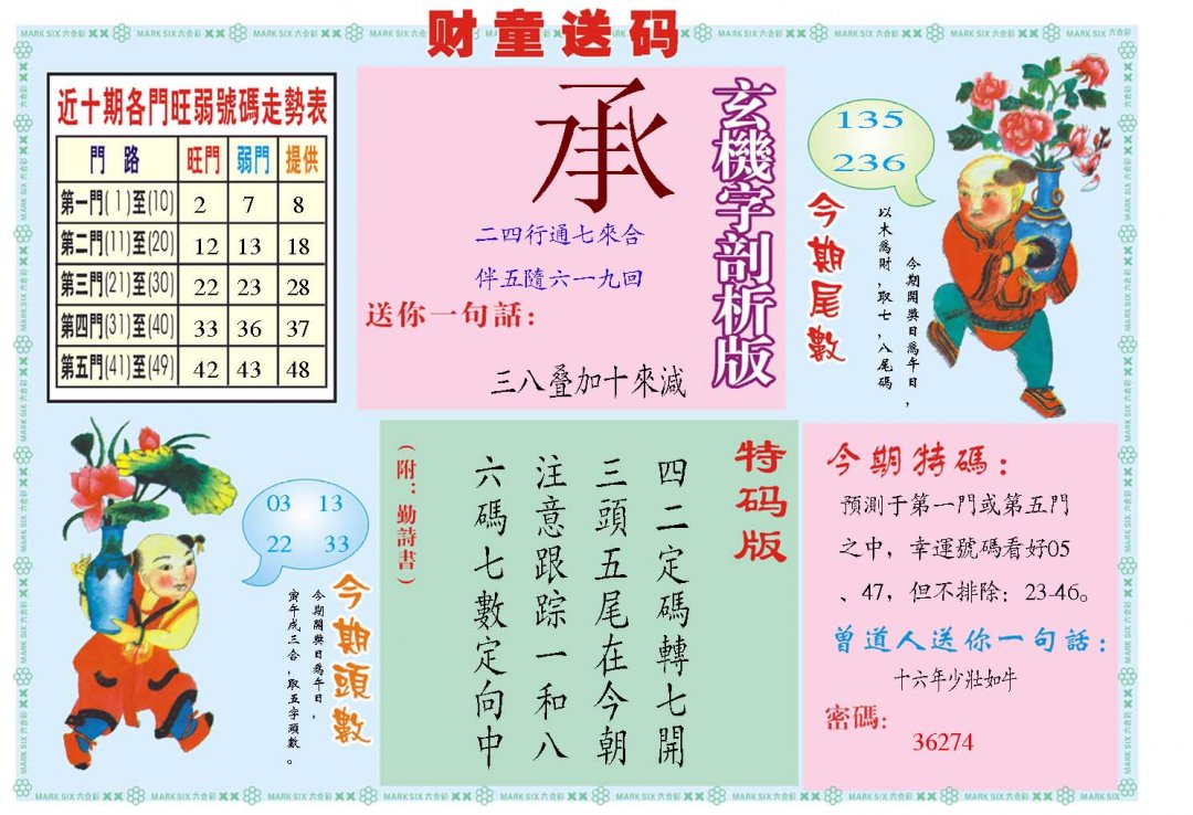 2024297期财童送宝B