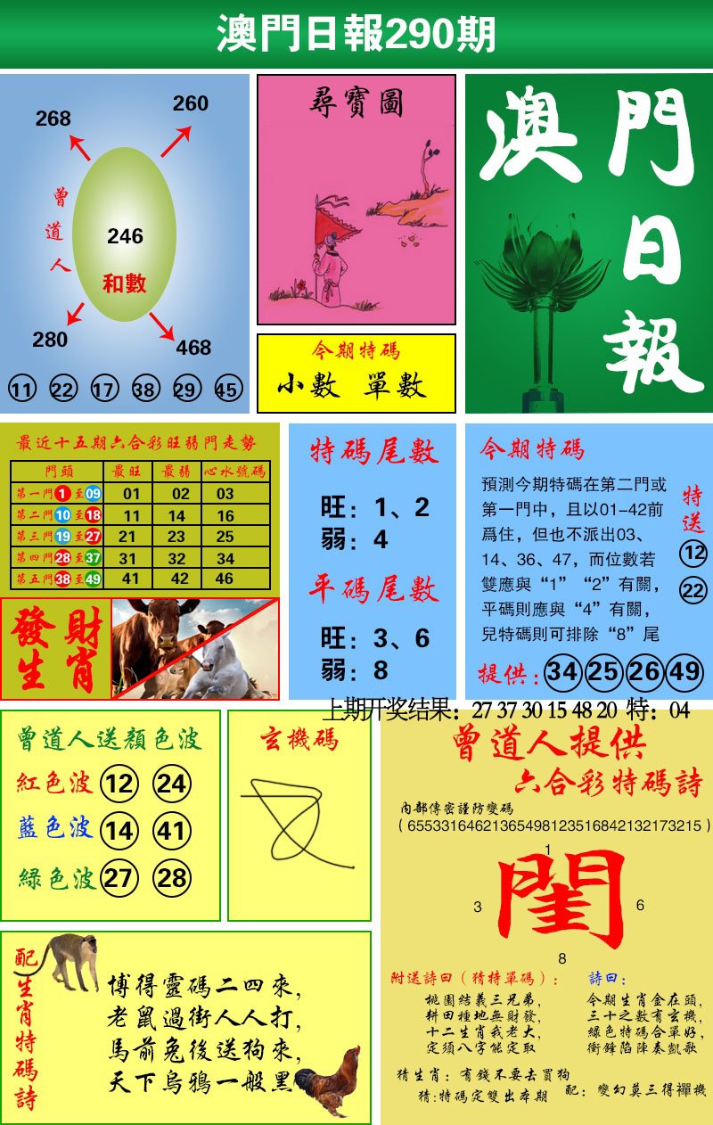 2024290期澳门日报
