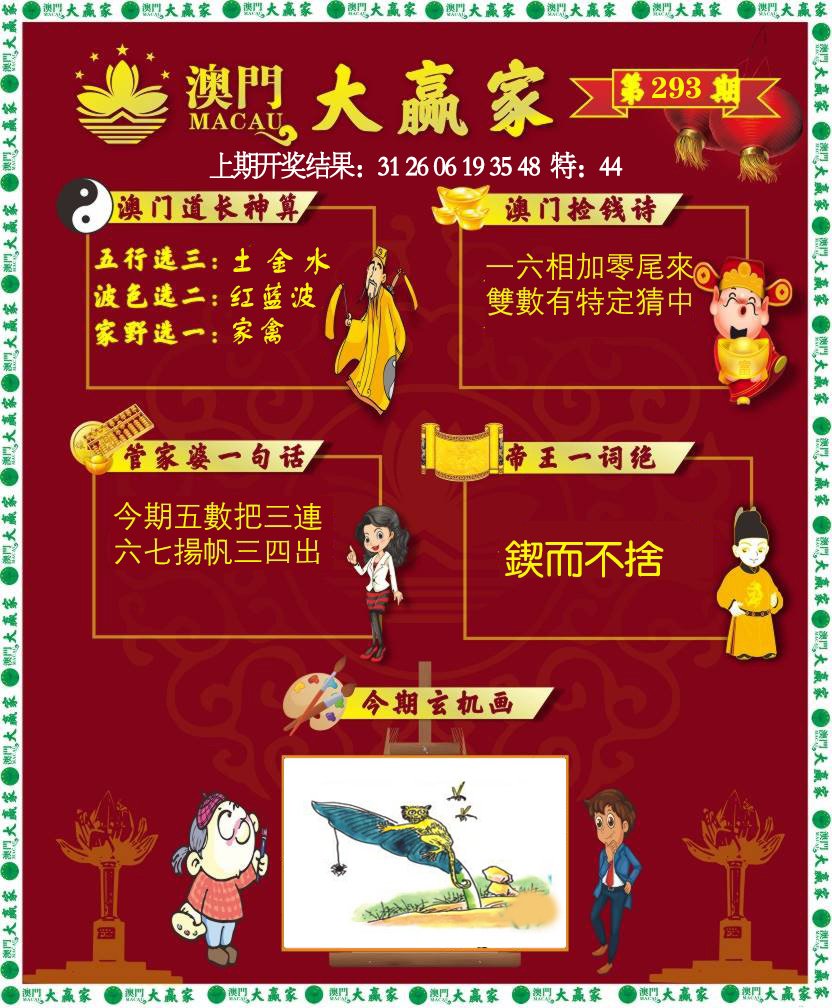 2024293期大赢家