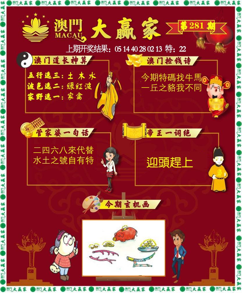 2024281期大赢家