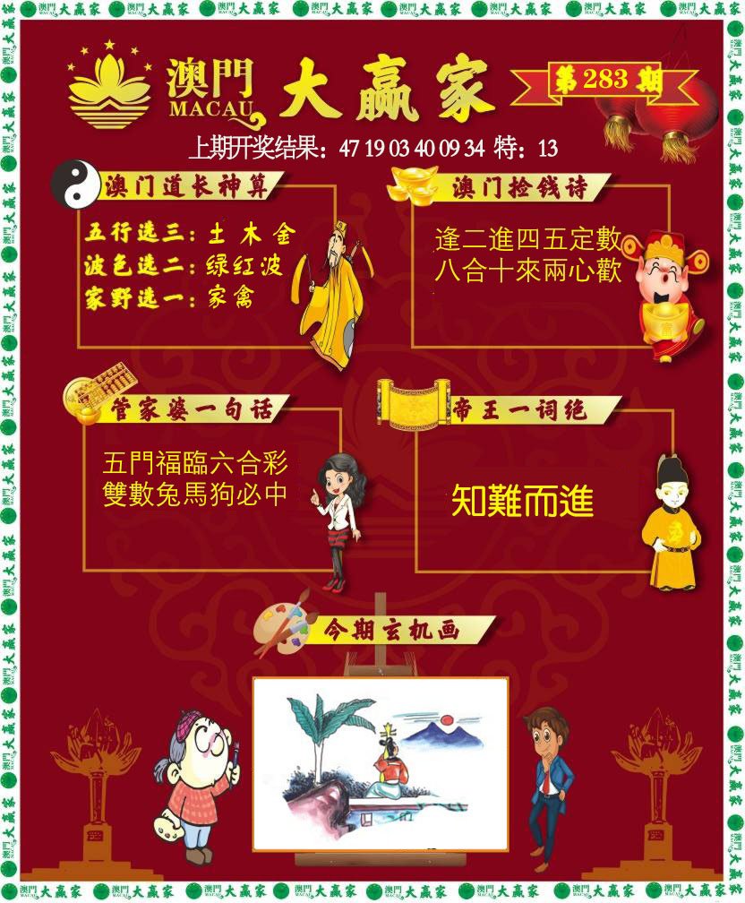 2024283期大赢家