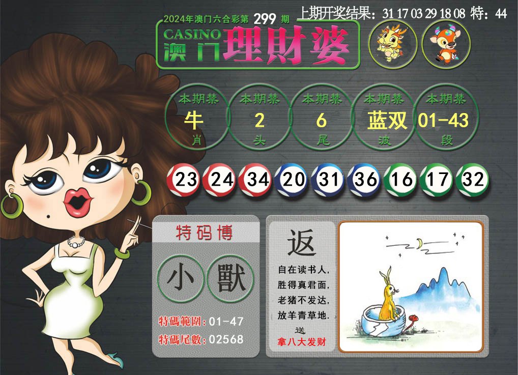 2024299期澳门理财婆