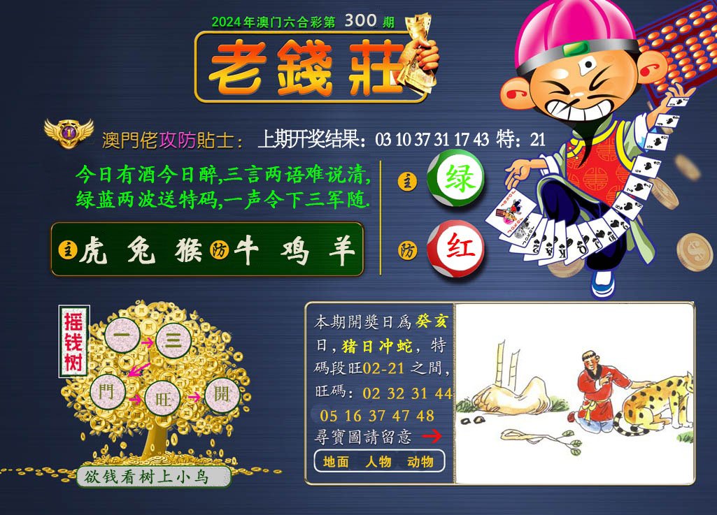 2024300期老钱莊