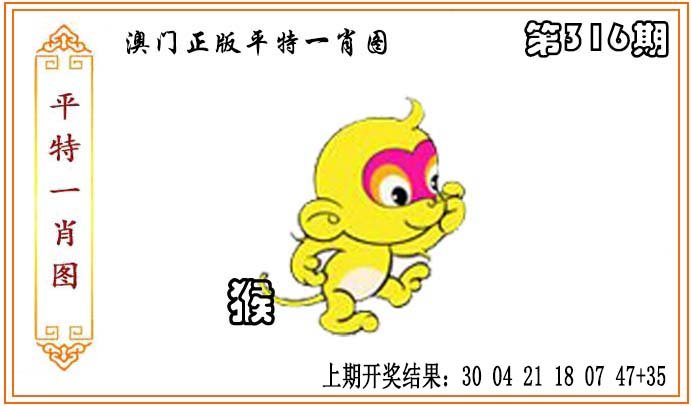 2024316期正版平特一肖图